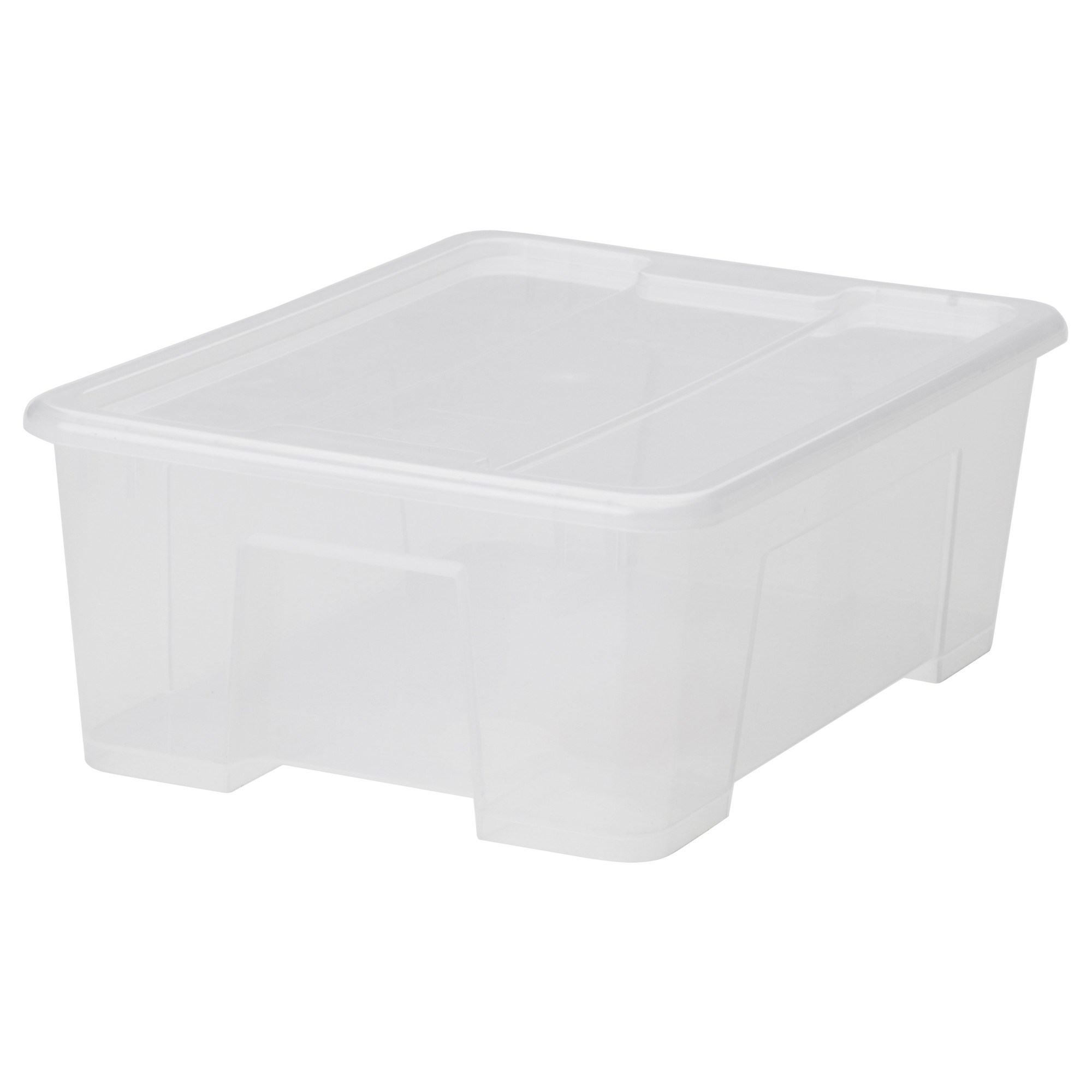 SAMLA kapaklı kutu şeffaf 11 lt IKEA Ev Düzenleme