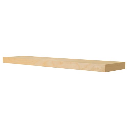 LACK duvar rafı huş görünümlü 110x26 cm IKEA Kitaplıklar ve Raflar