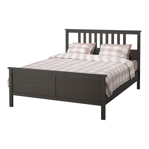 HEMNES/LURÖY çift kişilik karyola venge 140x200 cm IKEA Yatak Odaları
