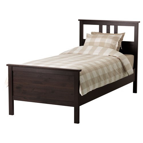 HEMNES/LURÖY tek kişilik karyola venge 90x200 cm IKEA