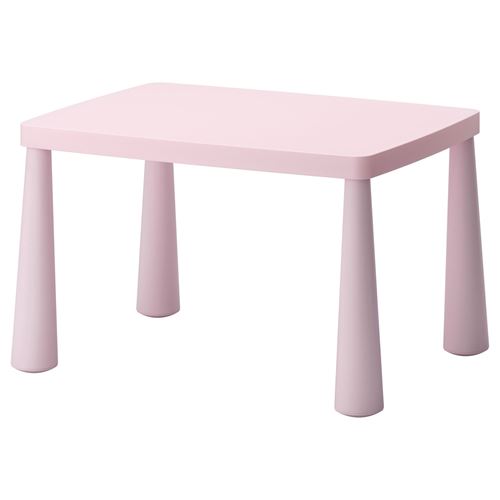 MAMMUT çocuk masası açık pembe 77x55 cm IKEA IKEA Çocuk