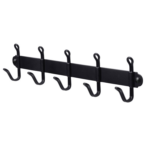 SVARTSJÖN duvar askısı siyah 37 cm IKEA Banyolar