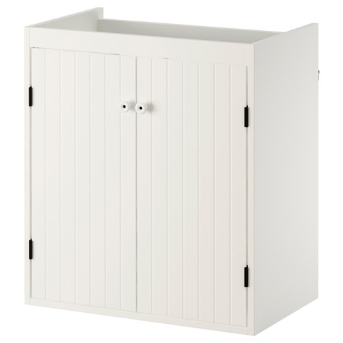 SILVERAN lavabo dolabı beyaz 60x38x68 cm IKEA Banyolar