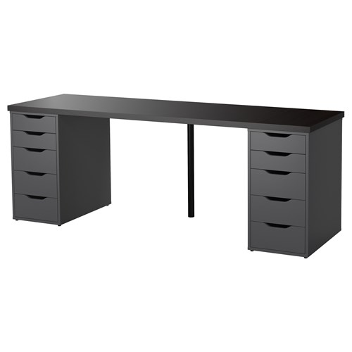LINNMON/ADILS çalışma masası vengegri 200x60 cm IKEA Çalışma Alanları