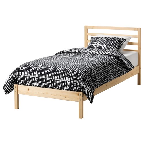 TARVA/LURÖY tek kişilik karyola çam 90x200 cm IKEA Yatak