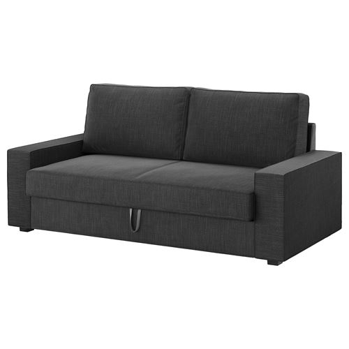 VILASUND/MARIEBY 3seat sofabed hillared anthracite IKEA Living Room