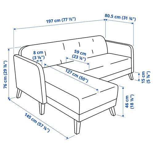 Linanas Vissle Koyu Gri Li Kanepe Ve Uzanma Koltu U Ikea