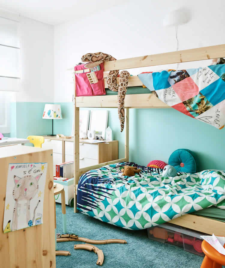 IKEA Ideas - Ev ziyareti: Her çocuğun seveceği ortak bir oda