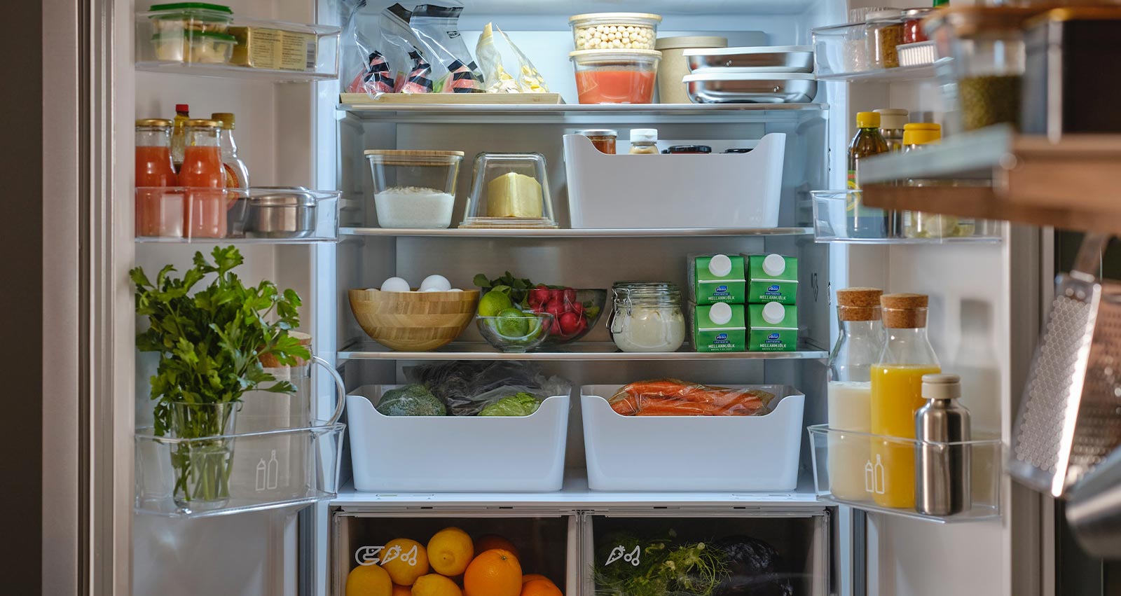 IKEA-easy ways to organise your fridge 1
