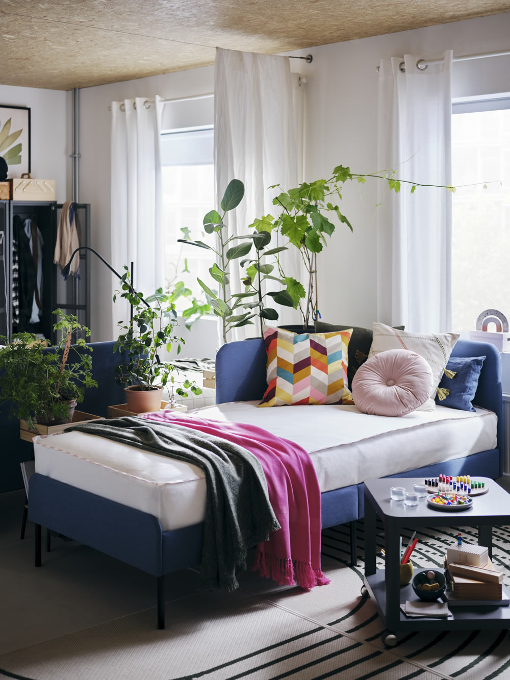 Ideas - Home 8 - Harika bir ikili- oturma odası ve yatak odası bir arada