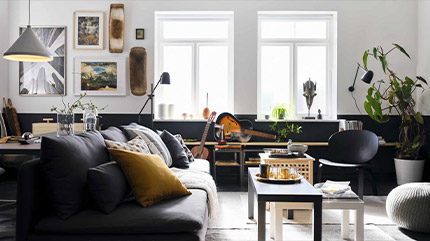 Ideas - Home 6 - Kalabalık ailelere uygun bir oturma odası için kullanışlı mobilyalar