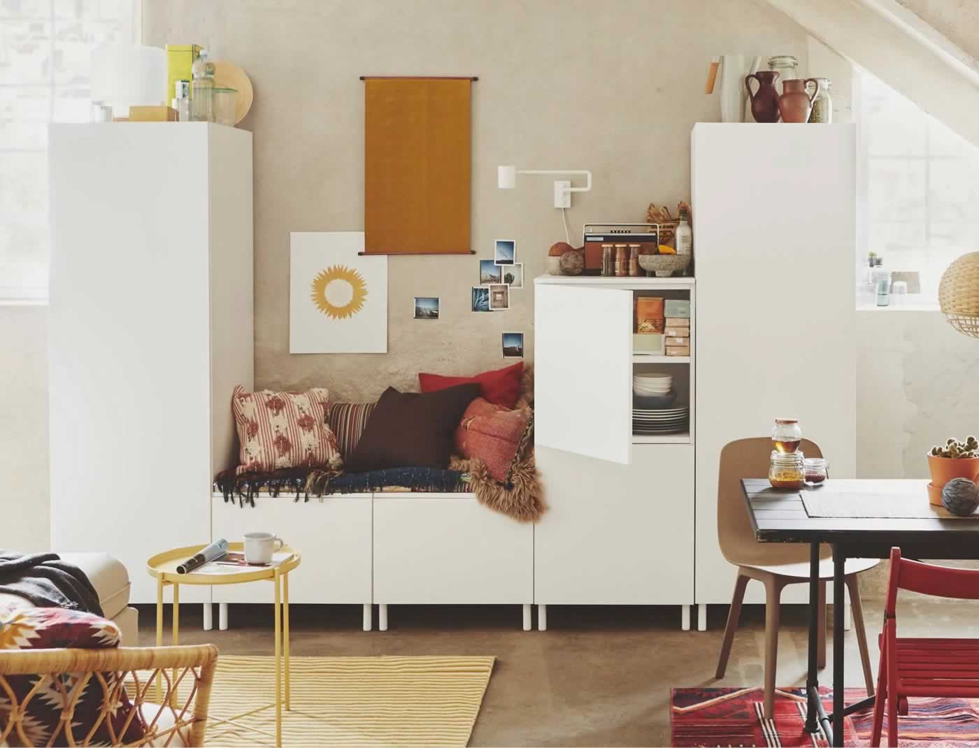 IKEA İyi Fikirler - PLATSA dolap sistemleri ile küçük alanlar için esnek çözümler