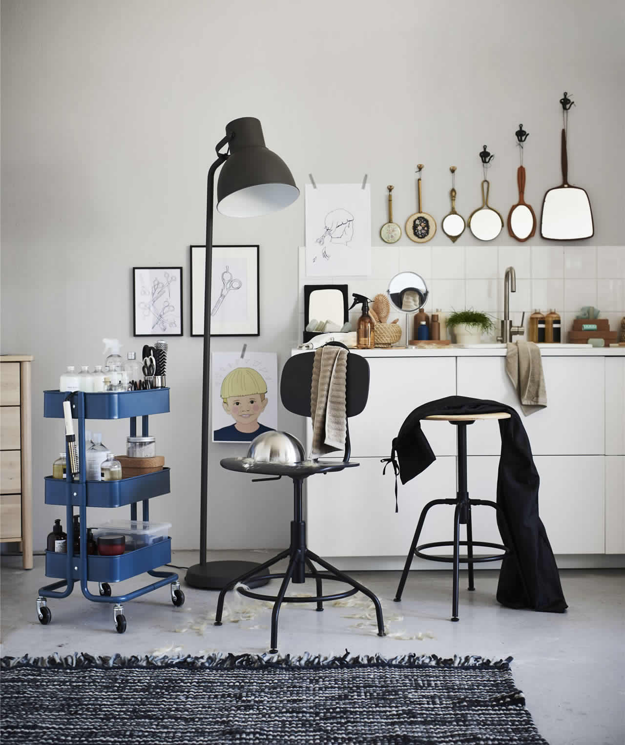 IKEA-Turn an extra office chair 3