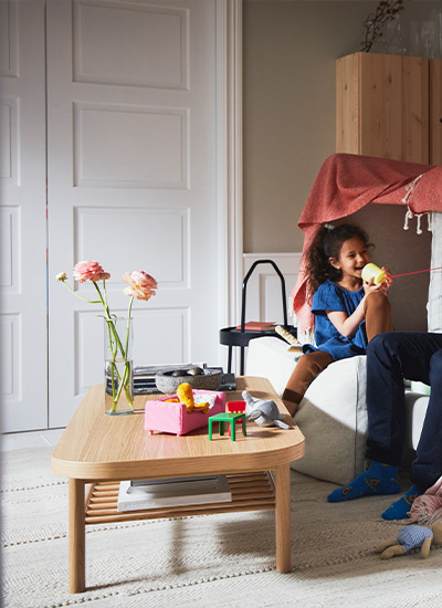 IKEA-listerby mese kaplama orta sehpa