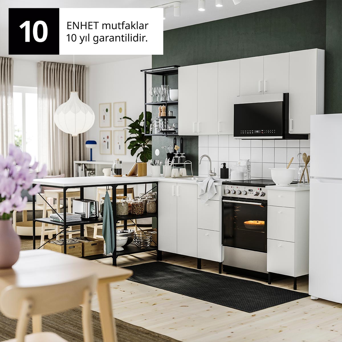IKEA-enhet 10 yil garanti tr
