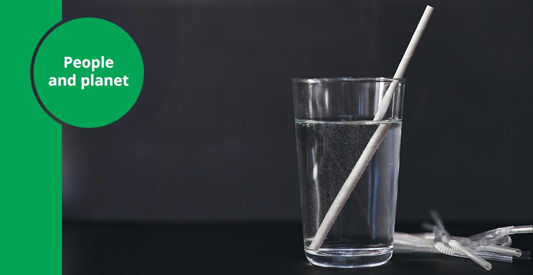 FÖRNYANDE white paper straws IKEA