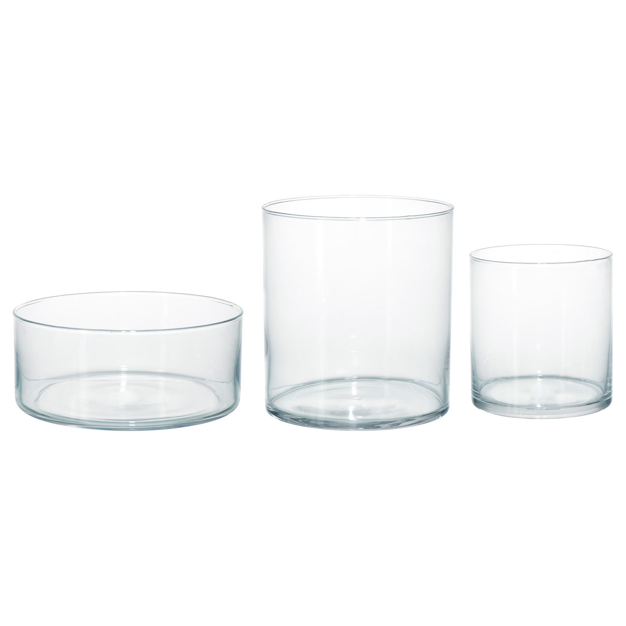 Пустой цилиндрический стеклянный стакан плавает. "Цилиндр" ваза/миска, прозрачное стекло (высота 20 см, диам. 18 См),. Набор ВАЗ цилиндр икеа. Икея цилиндр икеа ваза. Ваза икеа 3 шт.