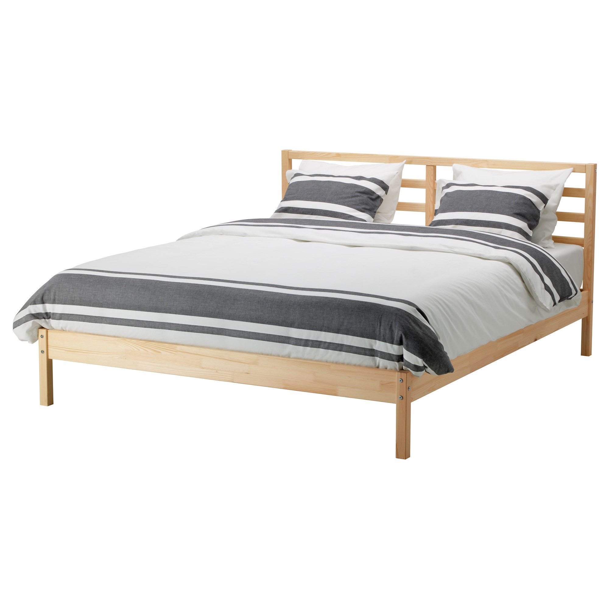 Tarva LurÖy Double Bed Pine 160x200 Cm Ikea Bedroom Beds