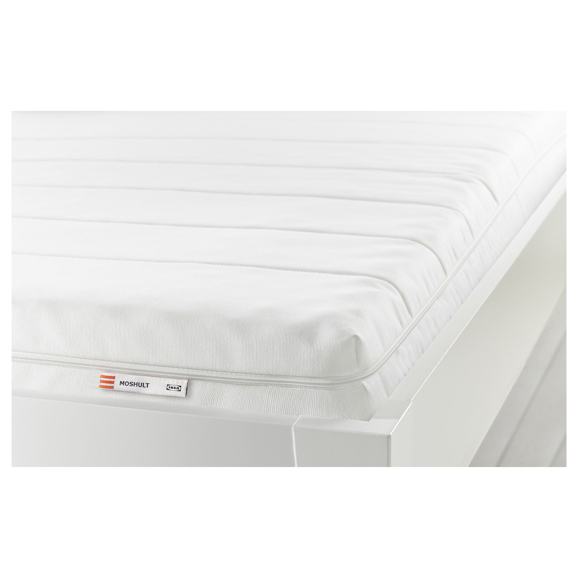 MOSHULT tek kişilik yatak, beyazsert, 80x200 cm
