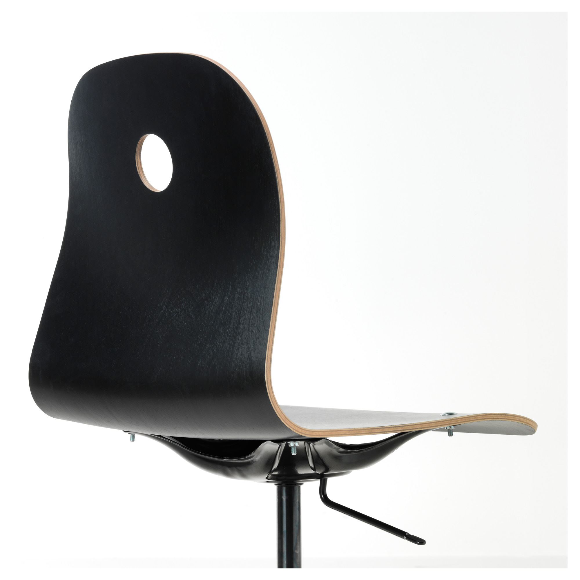 VAGSBERG dönen sandalye siyah IKEA Çalışma Alanları