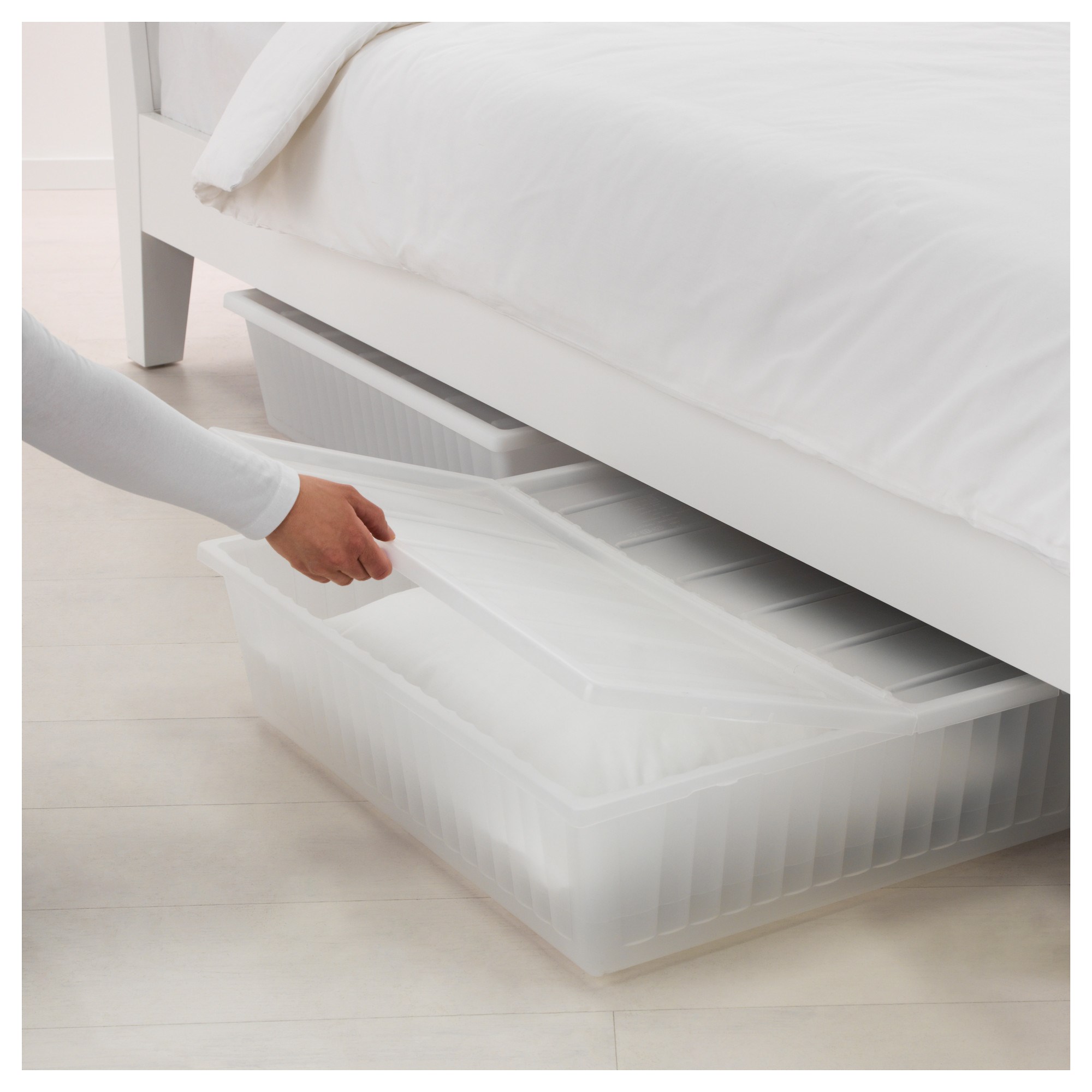 GIMSE yatak altı eşya kutusu beyaz 65x70 cm IKEA Yatak Odaları