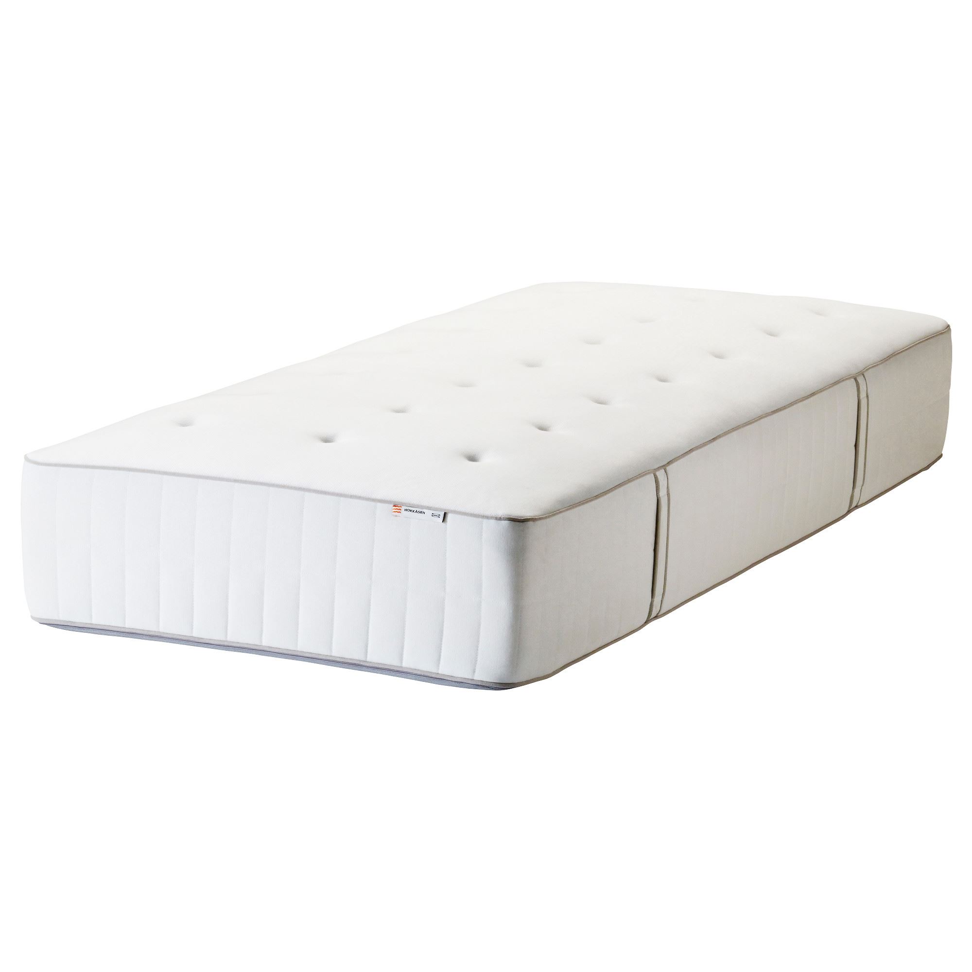 HOKKASEN tek kişilik yatak beyazorta sert 90x200 cm IKEA Yatak Odaları