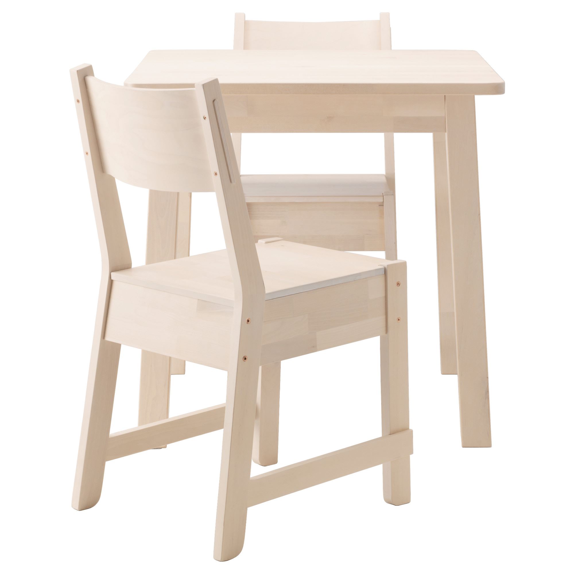 NORRAKER yemek masası ve sandalye seti huş IKEA Mutfaklar