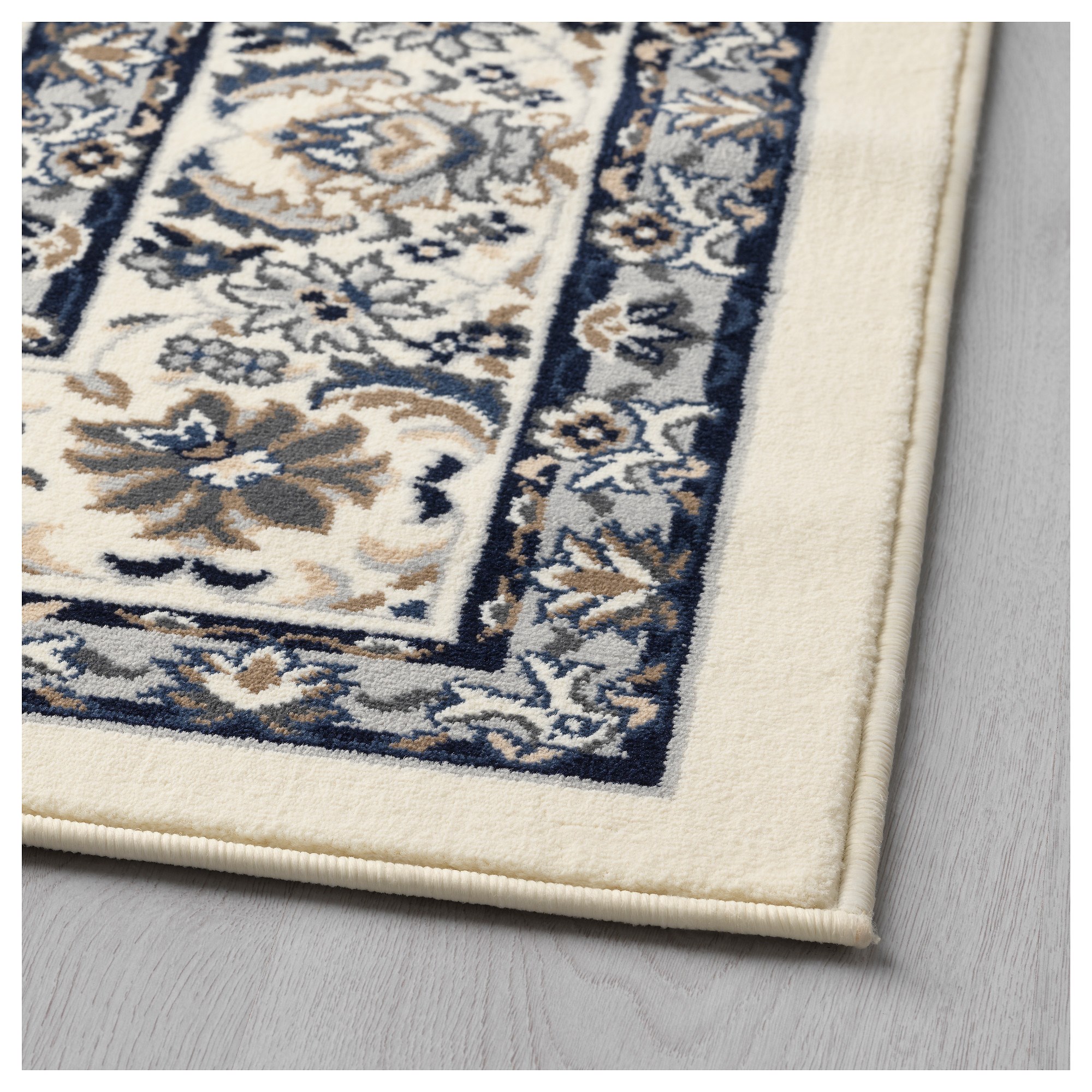 VALLÖBY halı mavibej 170x230 cm IKEA Ev Tekstili