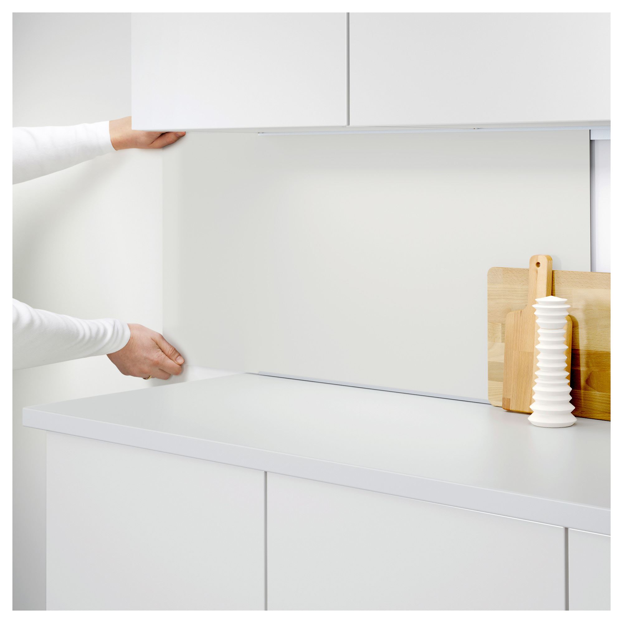 LYSEKIL alüminyum 120 cm duvar paneli rayı IKEA LYSEKIL alüminyum 120 cm duvar paneli rayı IKEA