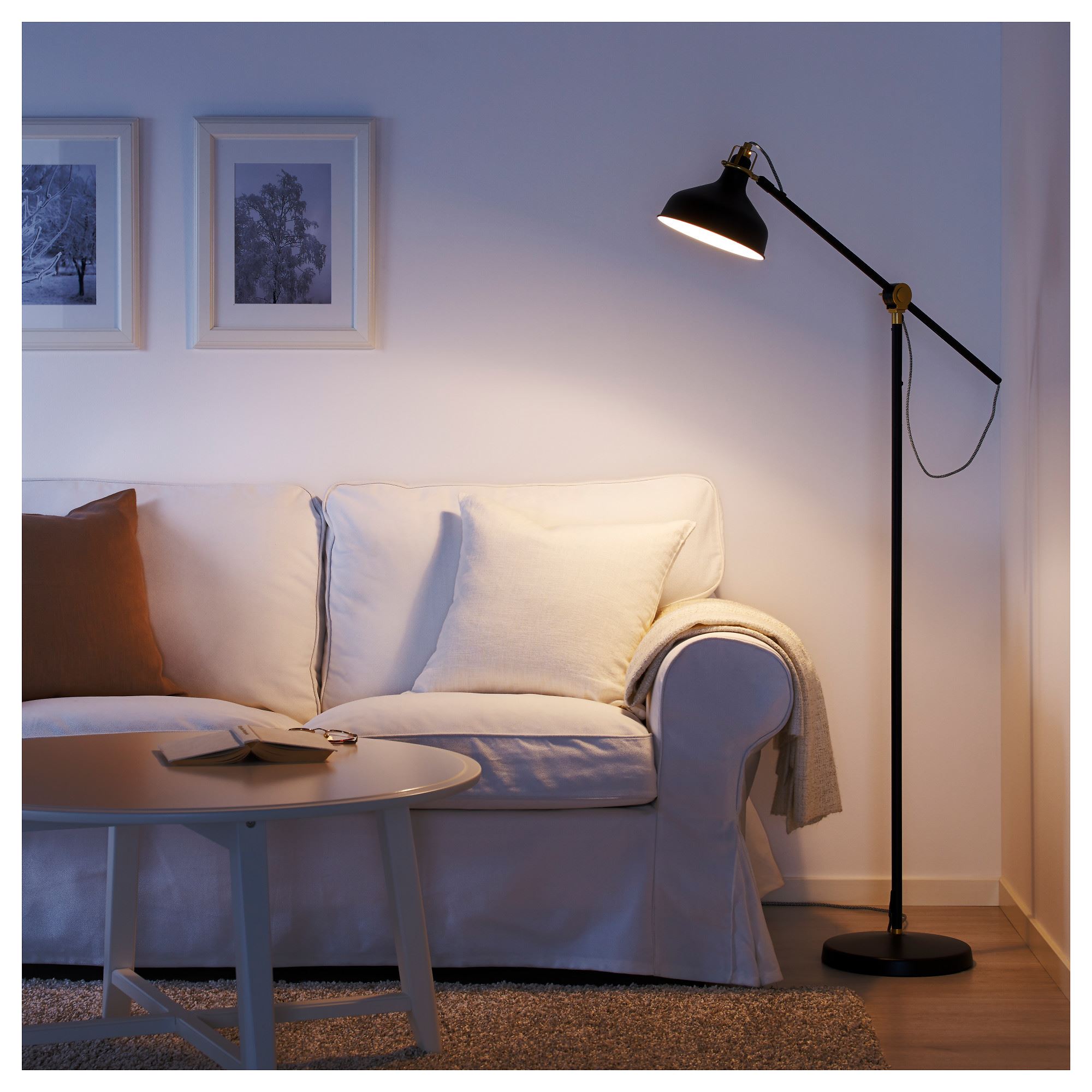 RANARP yer ve okuma lambası siyah 153 cm IKEA Aydınlatma
