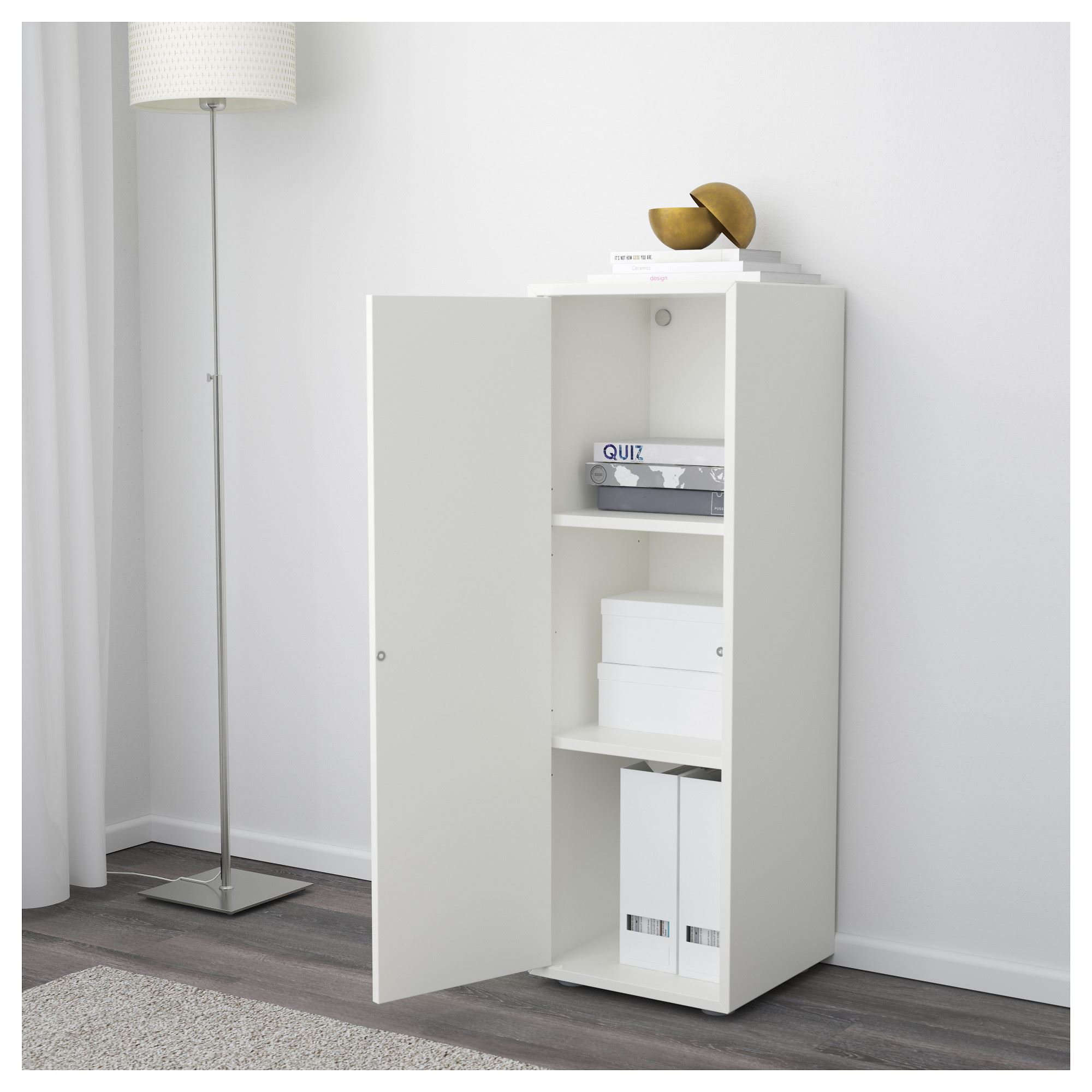 EKET kapaklı dolap beyaz 35x35x105 cm IKEA TVDolap Sistemleri