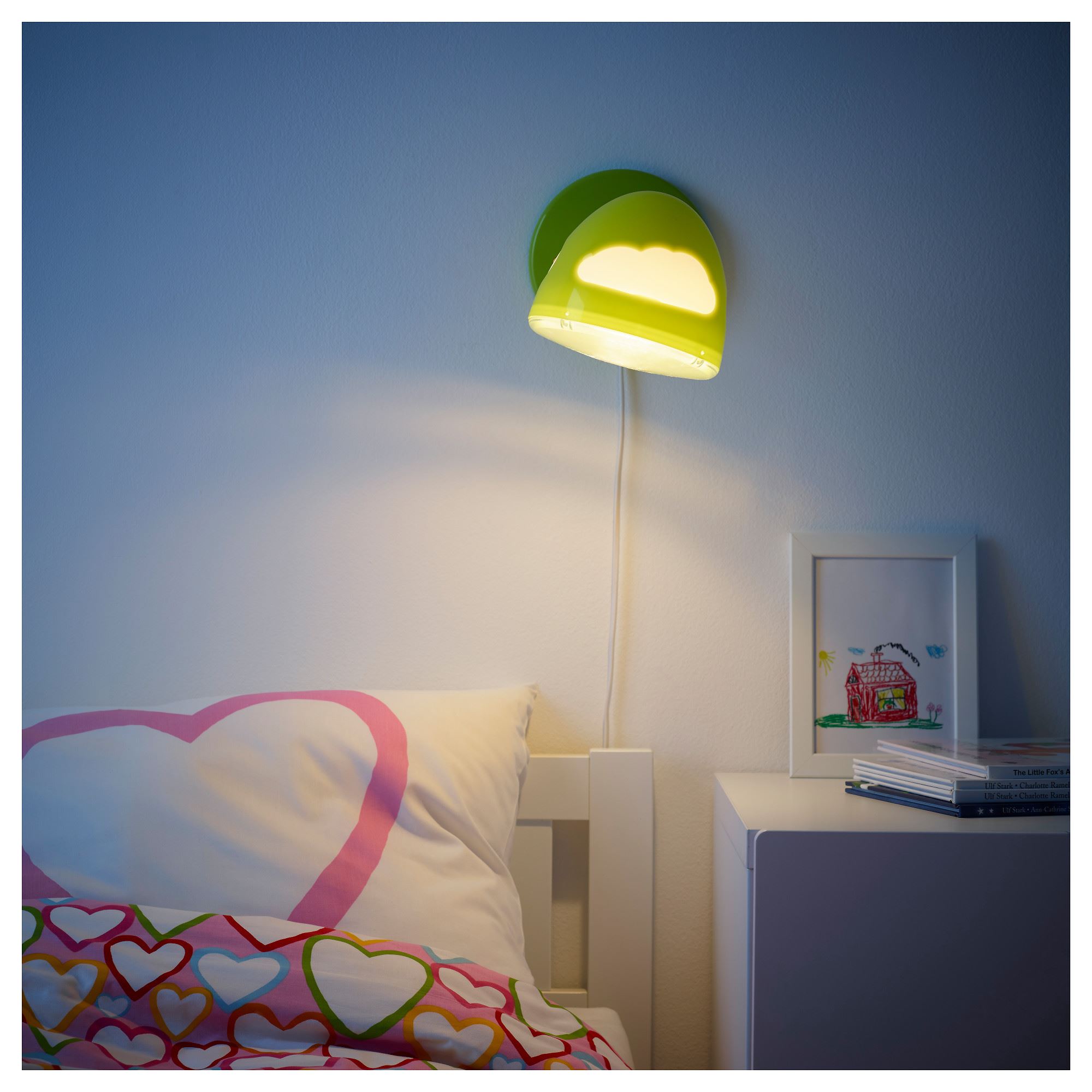 SKOJIG duvar lambası yeşil 16 cm IKEA Aydınlatma