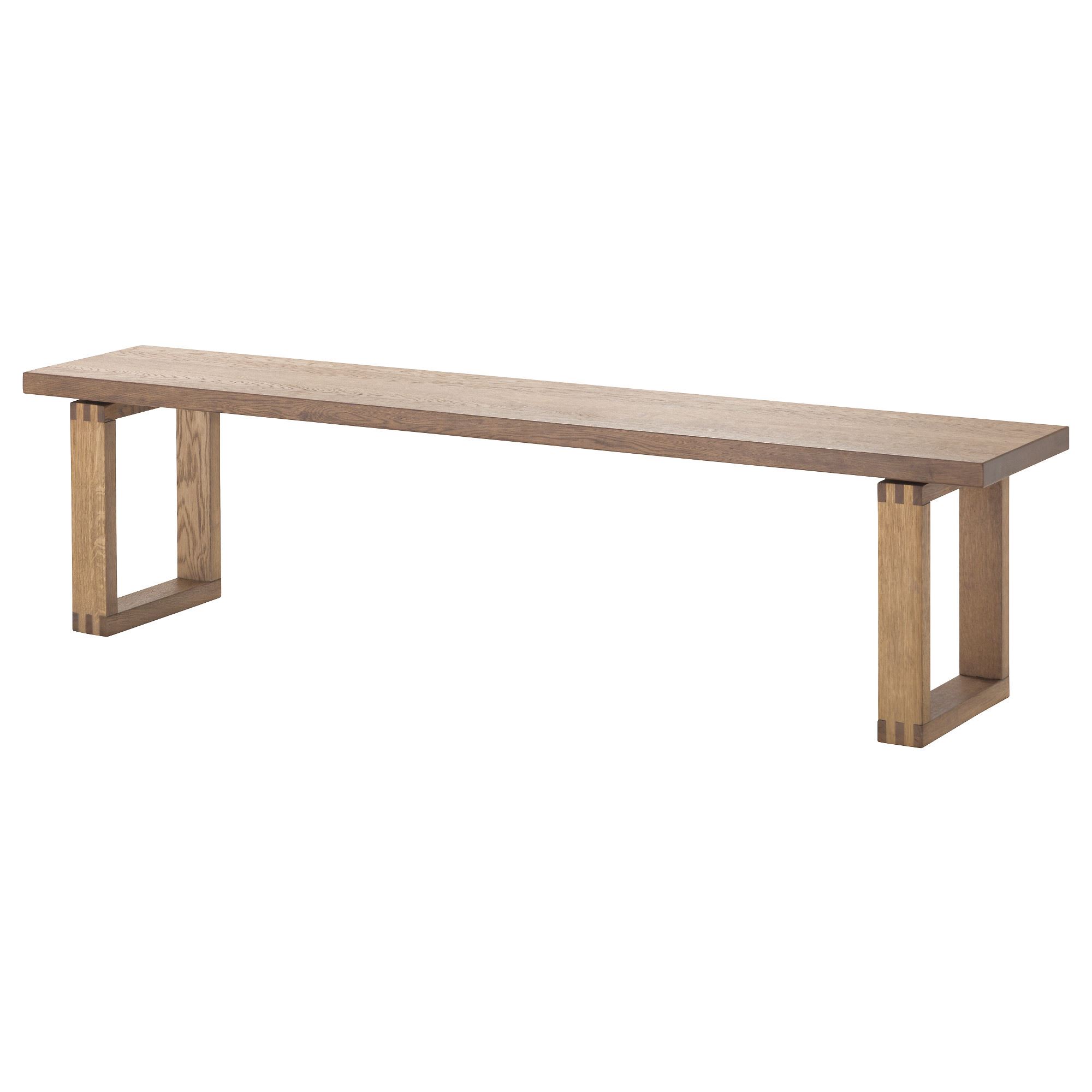 M RBYLANGA bench  oak veneer brown 180 cm IKEA  Dining Room