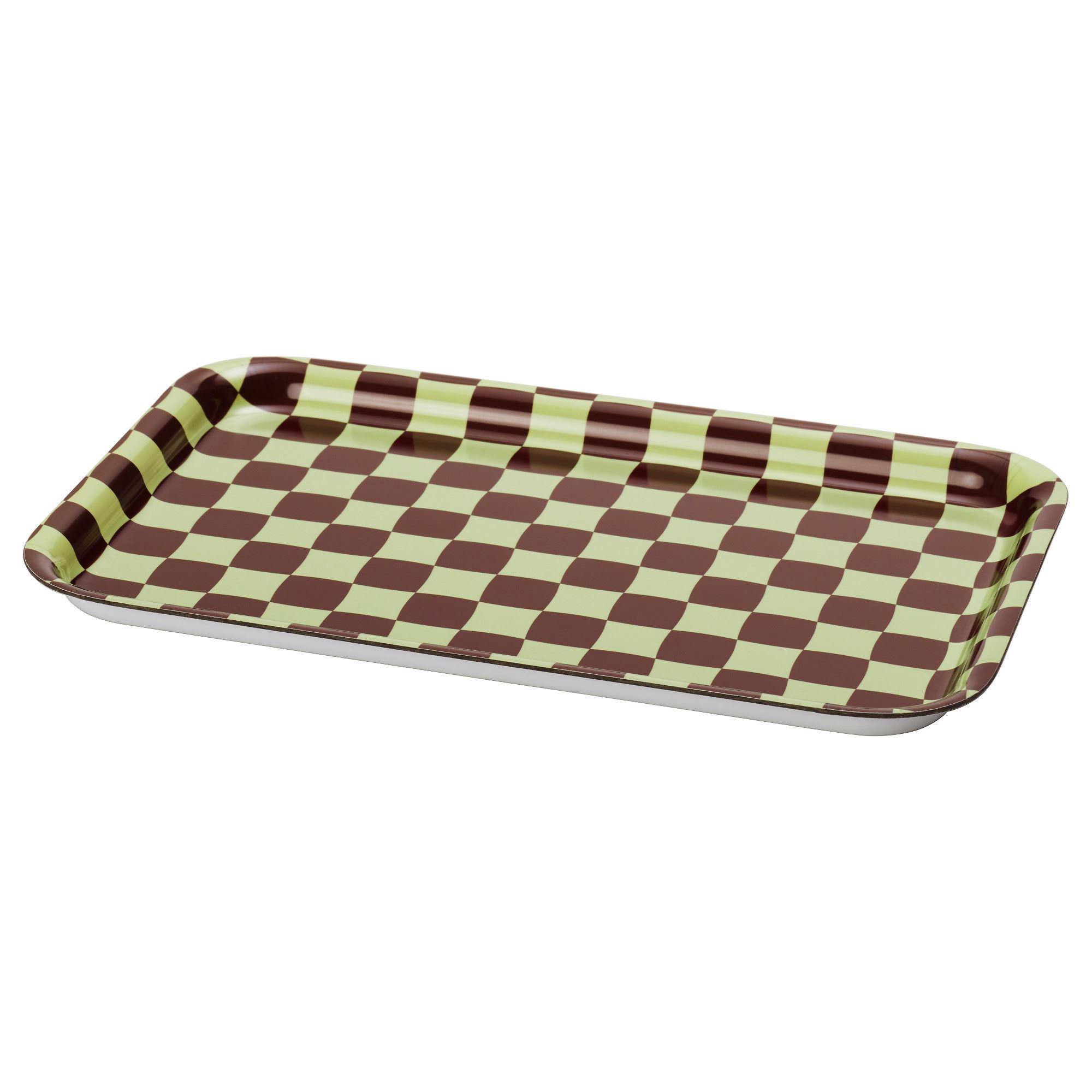 YPPERLIG tepsi koyu kırmızıaçık yeşil 28x20 cm IKEA