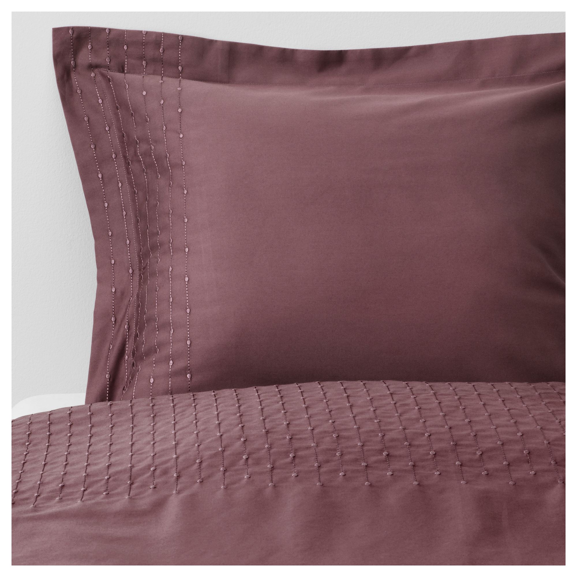 PRAKTVIVA tek kişilik nevresim takımı lila 150x200/50x60 cm IKEA