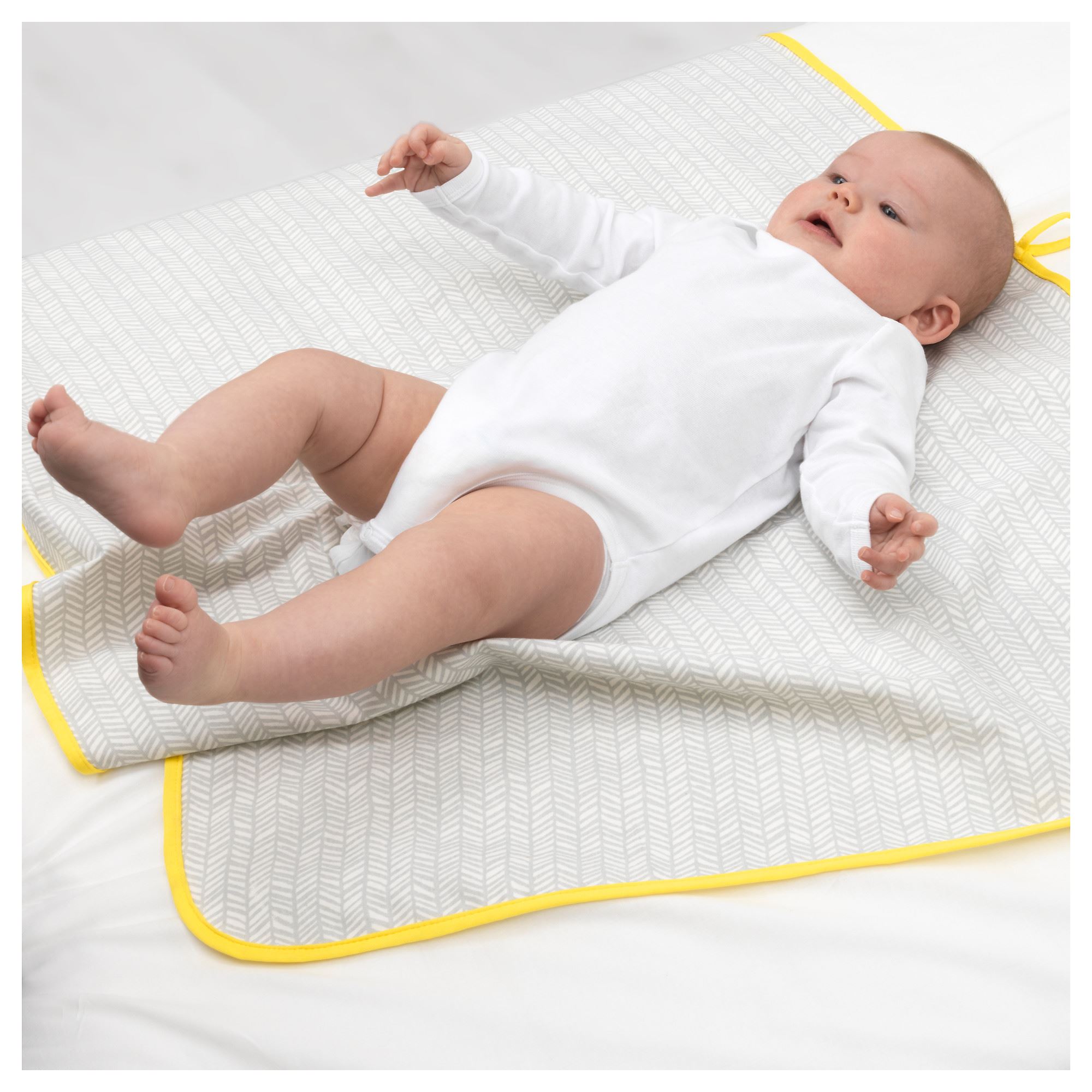 KLAMMIG bebek alt değiştirme pedi grisarı 90x70 cm IKEA IKEA Çocuk