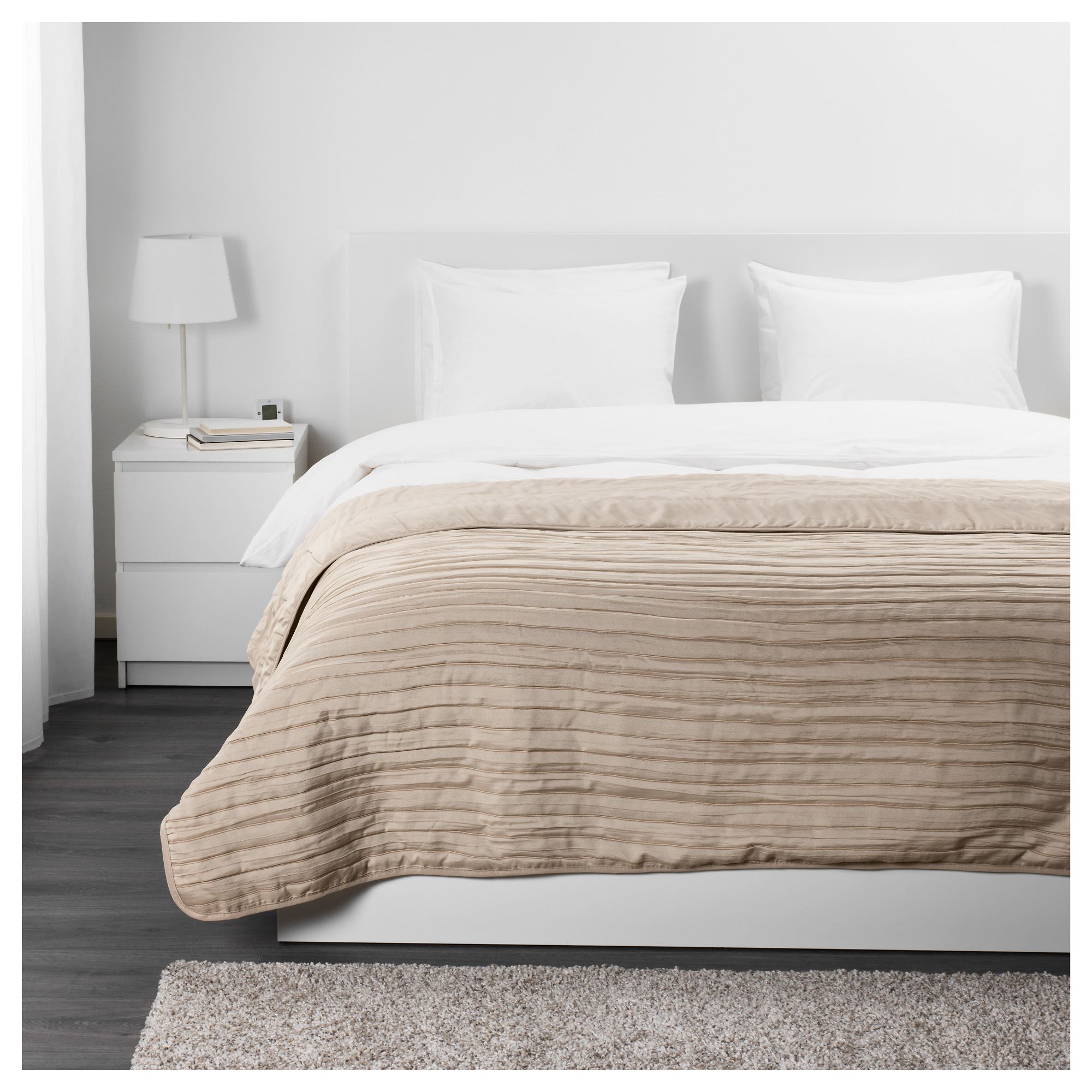 VEKETAG çift kişilik yatak örtüsü, bej, 260x250 cm