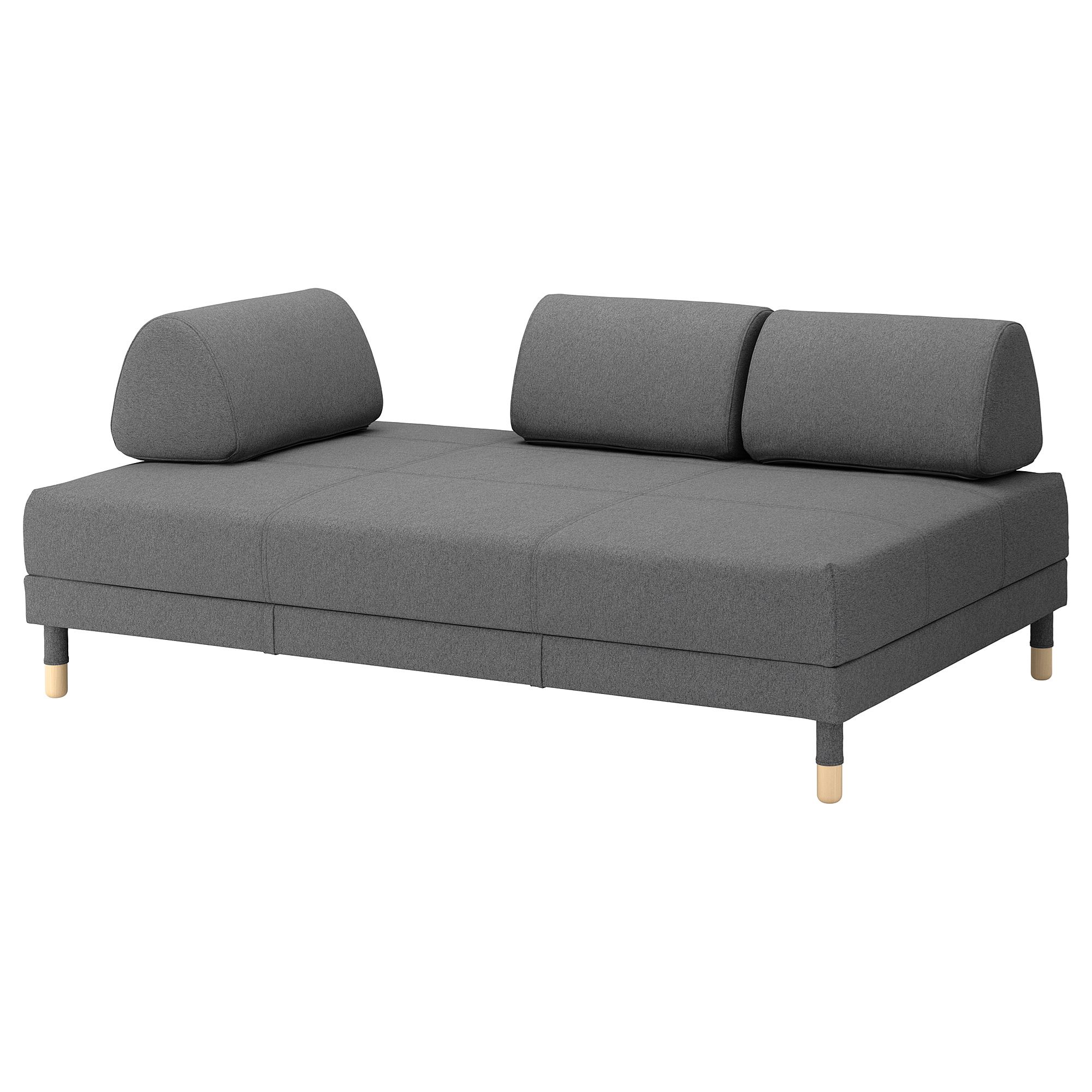 FLOTTEBO 3�lü yataklı kanepe lysed koyu gri 120 cm IKEA Oturma Odaları