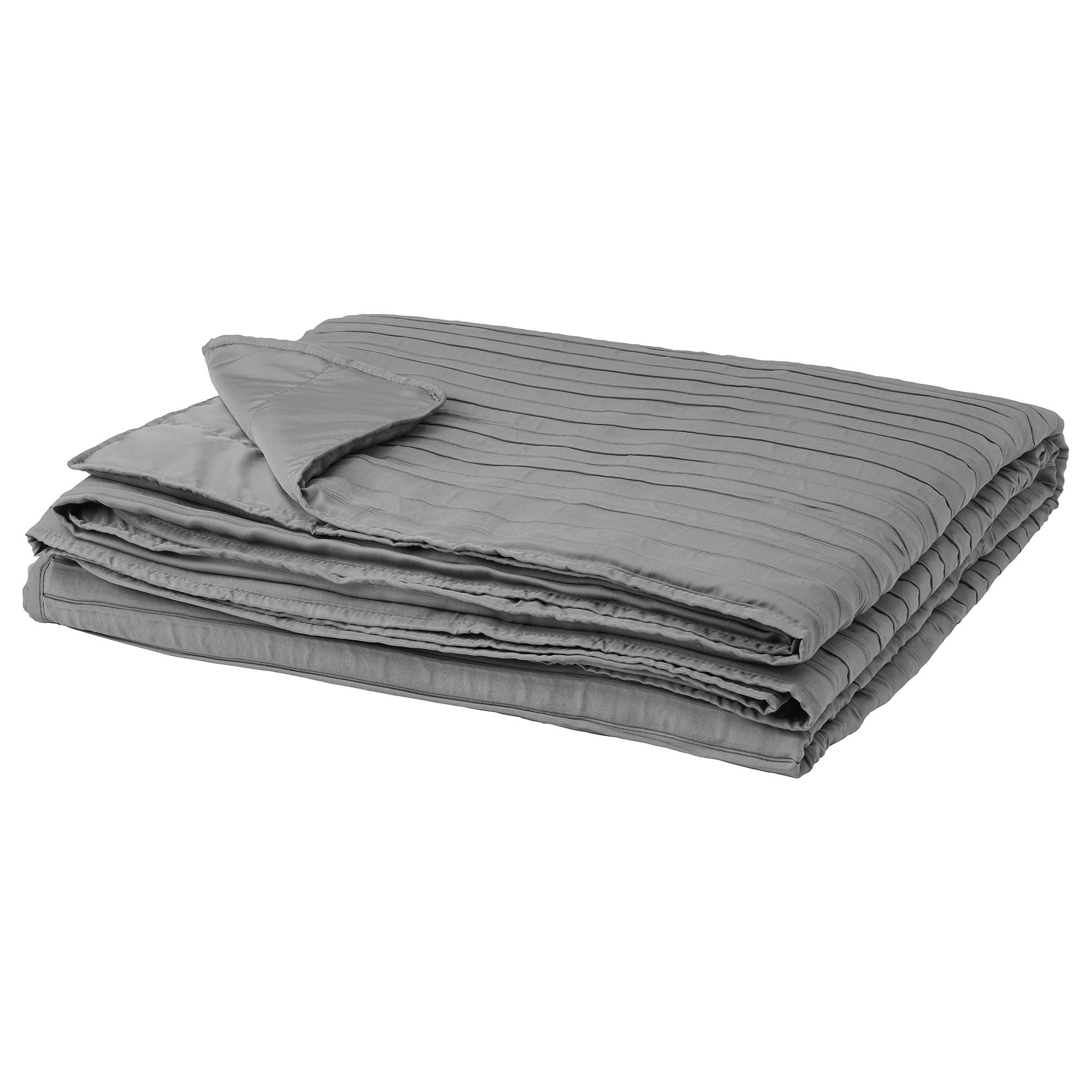VEKETAG çift kişilik yatak örtüsü gri 260x250 cm IKEA Ev Tekstili