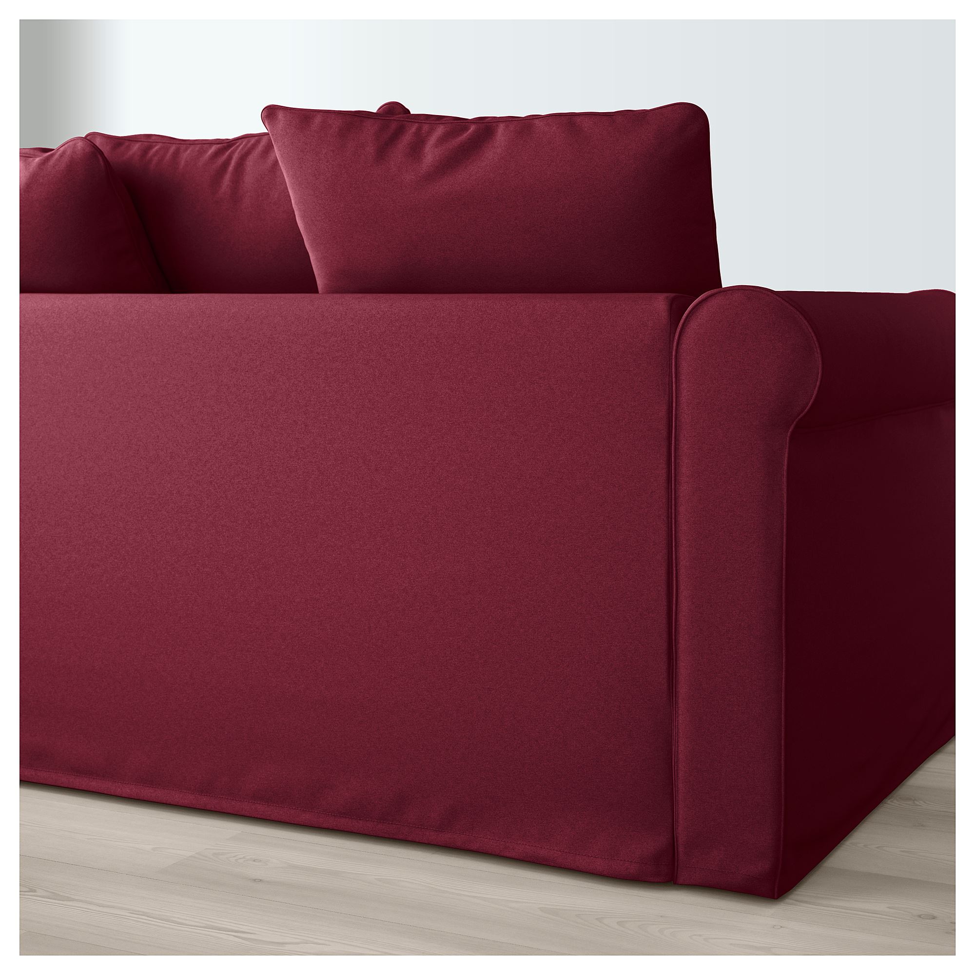 GRÖNLID 3�lü kanepe ljungen koyu kırmızı IKEA Oturma Odaları