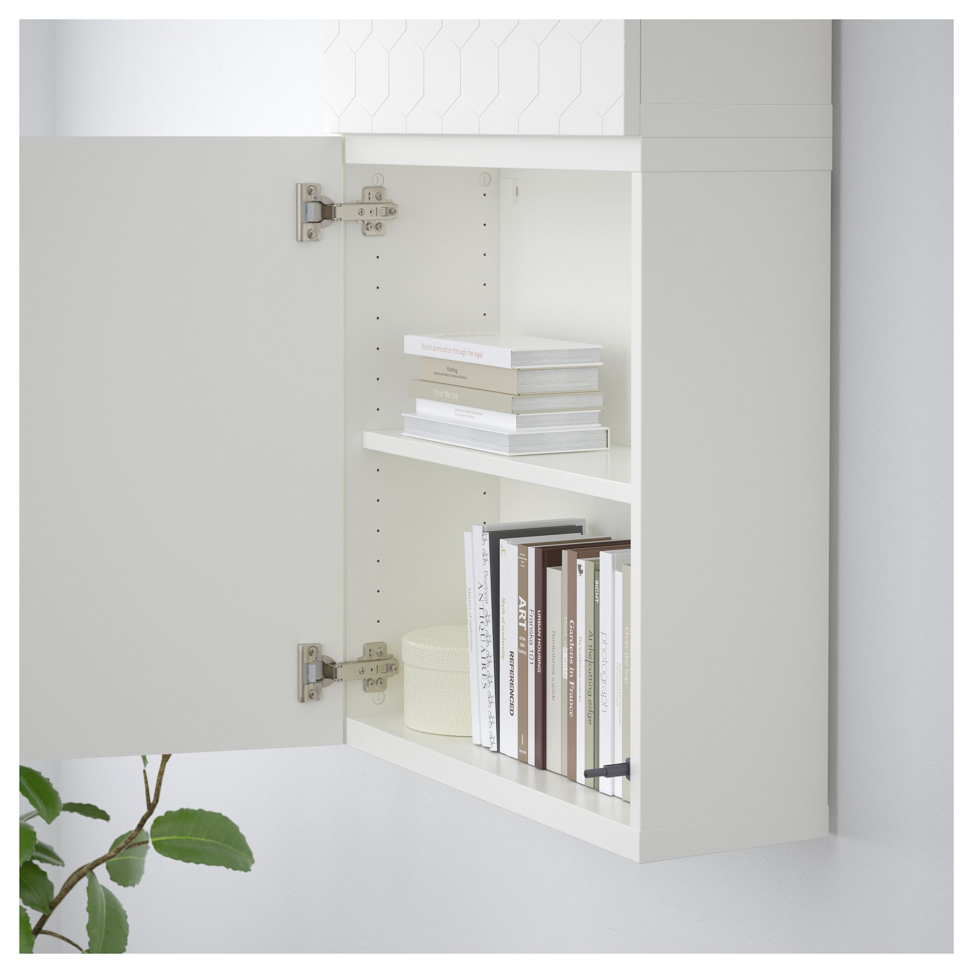 BESTA/VASSVIKEN duvar dolabı beyaz 60x20x128 cm IKEA TVDolap Sistemleri