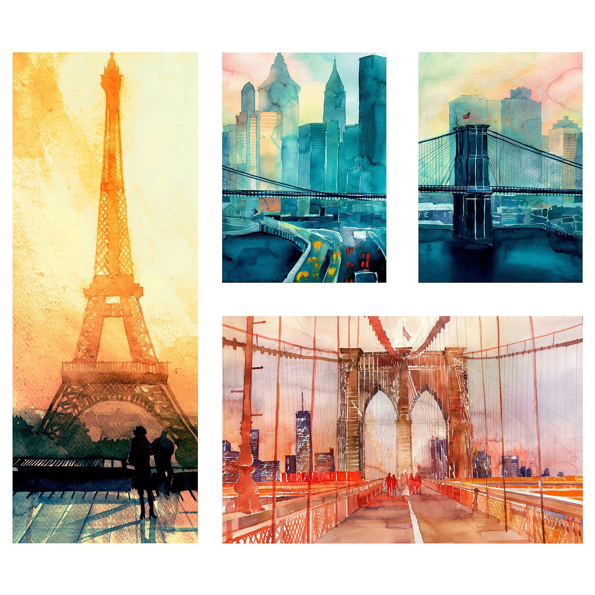 GRÖNBY resim şehir simgeleri 92x78 cm IKEA Ev Dekorasyonu