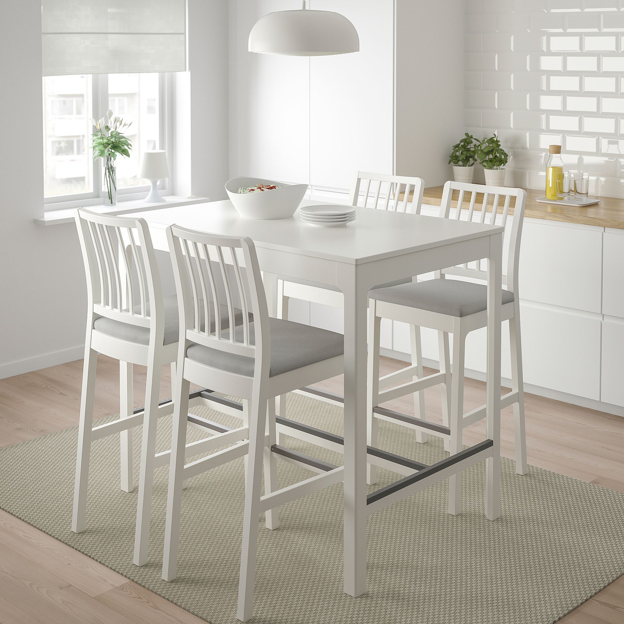 Ikea Beyaz Masa Sandalye Takımı
