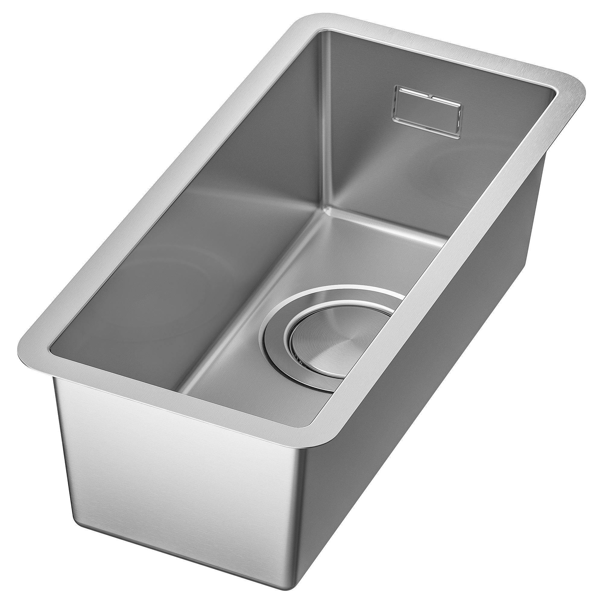 NORRSJÖN stainless steel 21x44 cm singlebowl insert sink IKEA