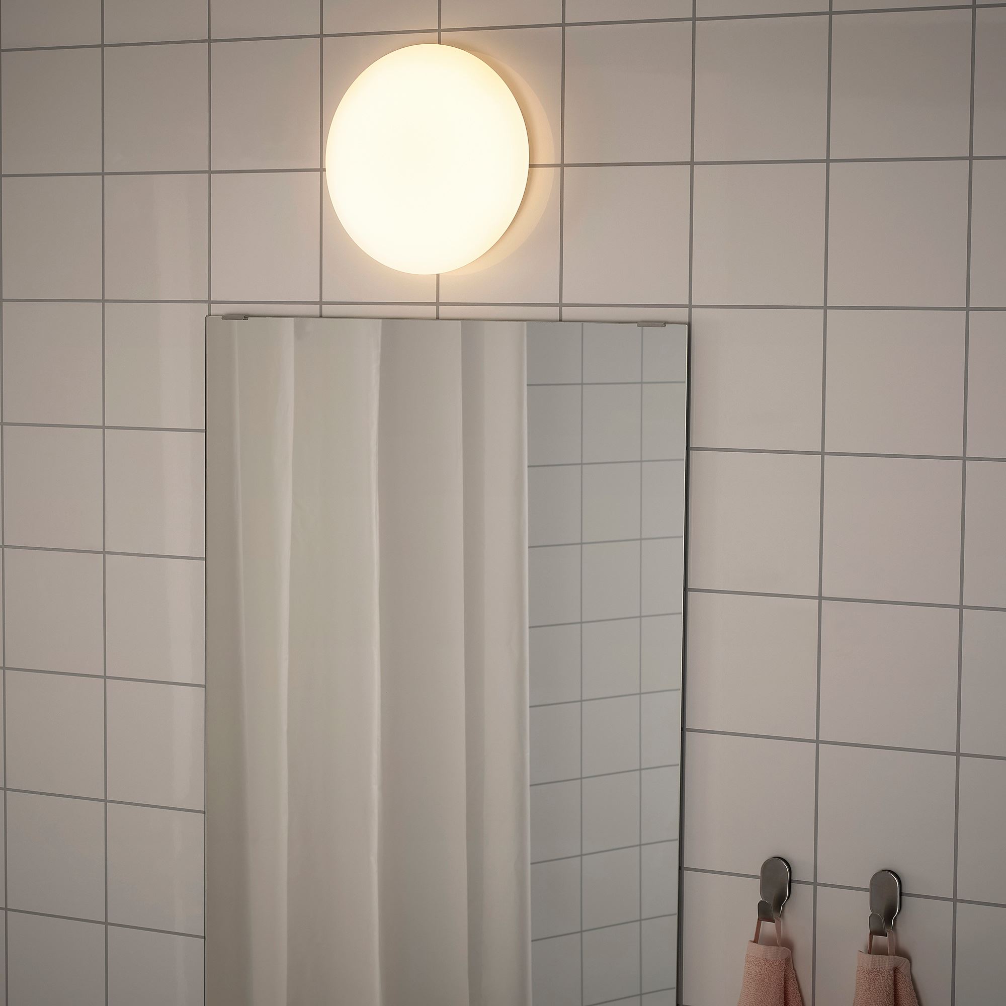 SJÖGANG ceiling/wall lamp white 11 cm IKEA Bathroom SJÖGANG ceiling/wall lamp white 11 cm IKEA Bathroom