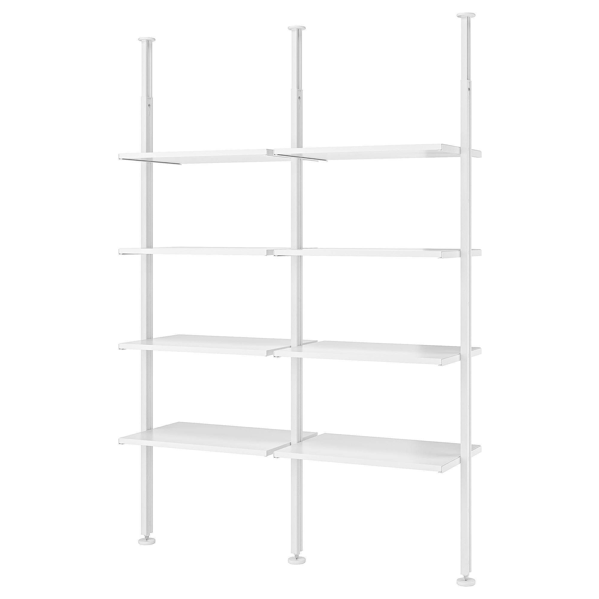 ELVARLI white 175x51x222350 cm open storage unit IKEA