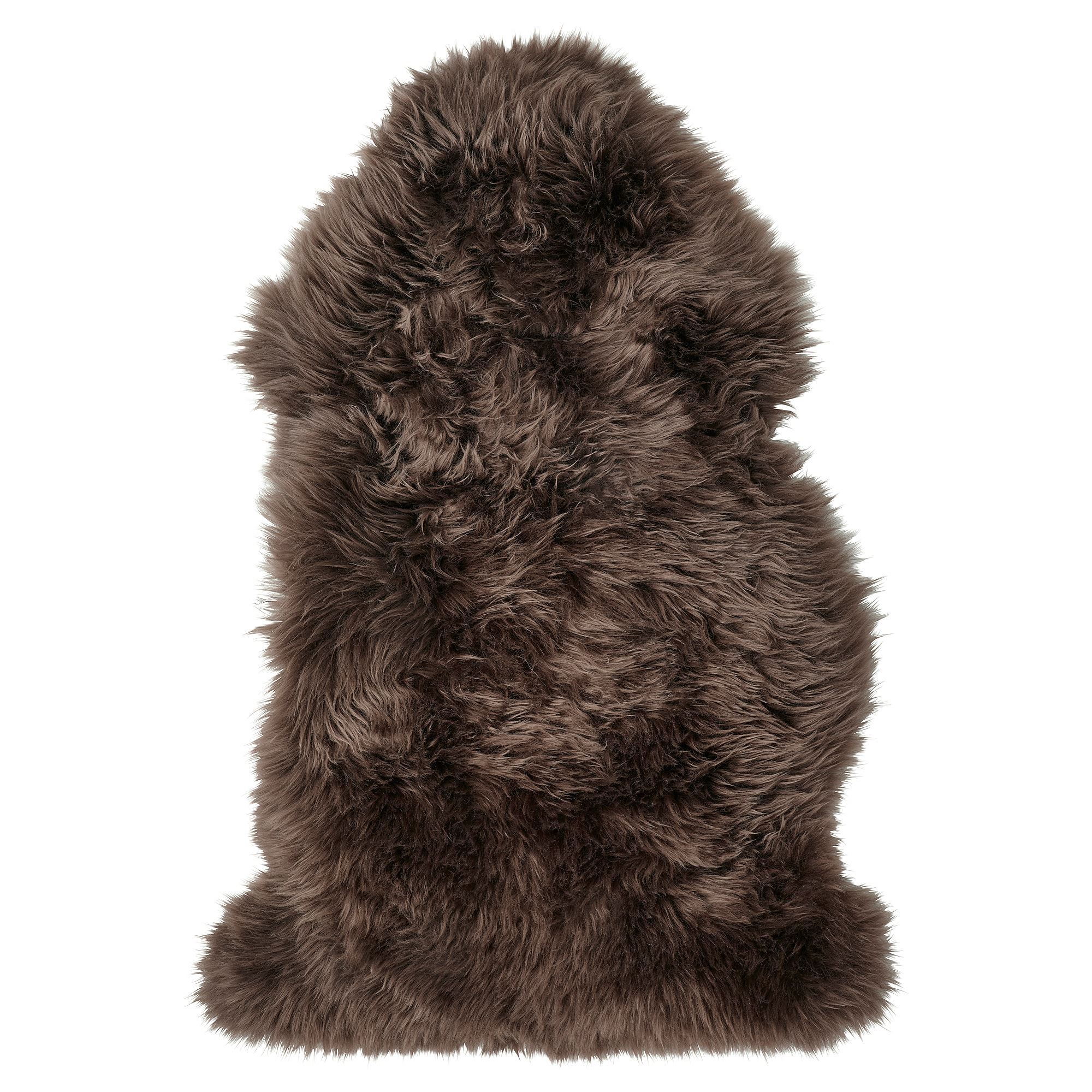 ULLERSLEV darkbrown 85 cm sheepskin IKEA