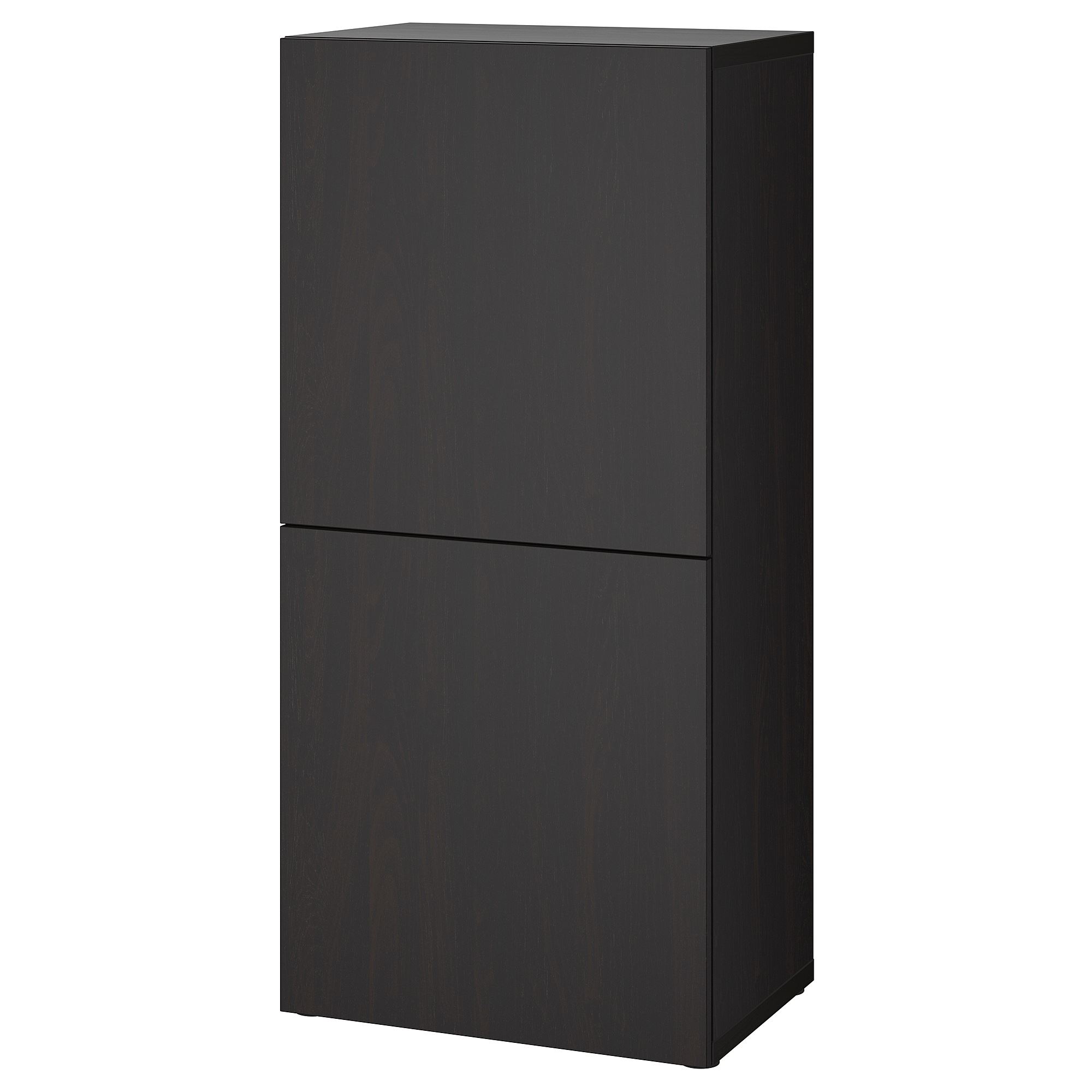 BESTA blackbrown 60x42x129 cm shelving unit IKEA