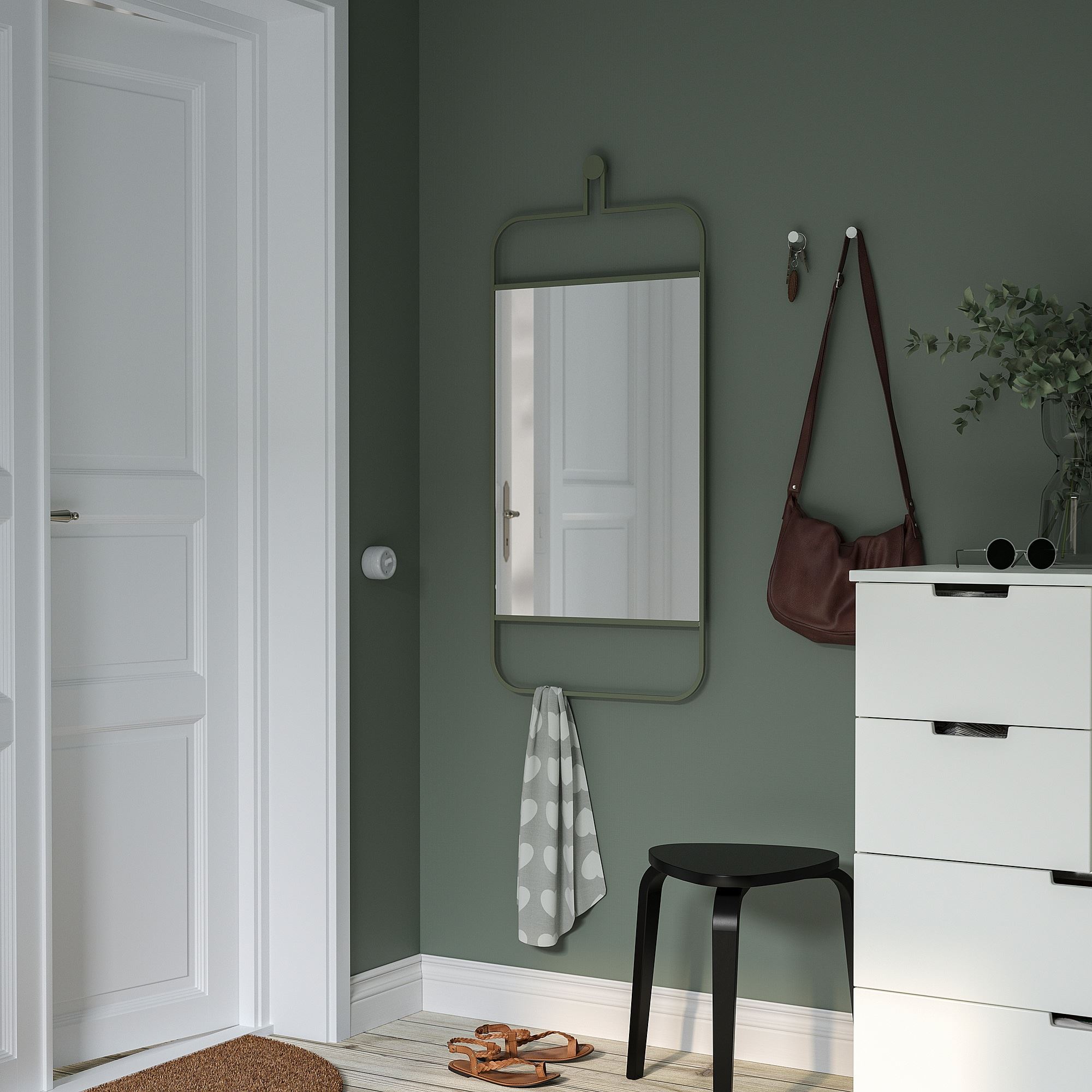 GRANVAG yeşil 50x110 cm duvar aynası IKEA GRANVAG yeşil 50x110 cm duvar aynası IKEA