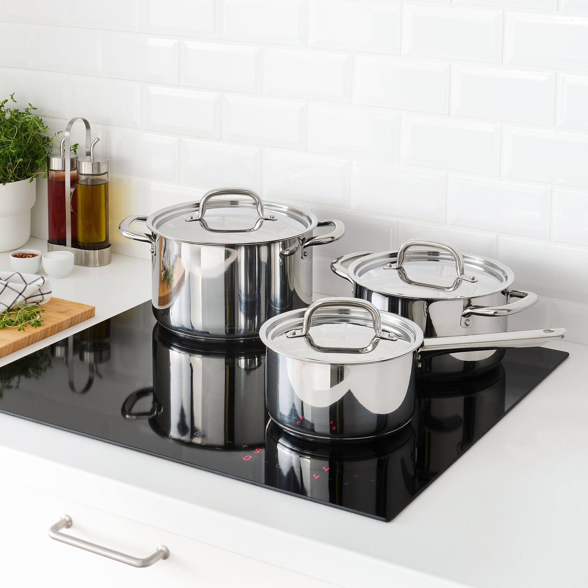 IKEA 365+ stainless steel steel pot set | IKEA